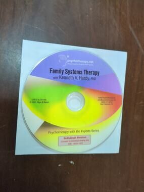 family systems therapy with Kenneth v Hardy PhD DVD